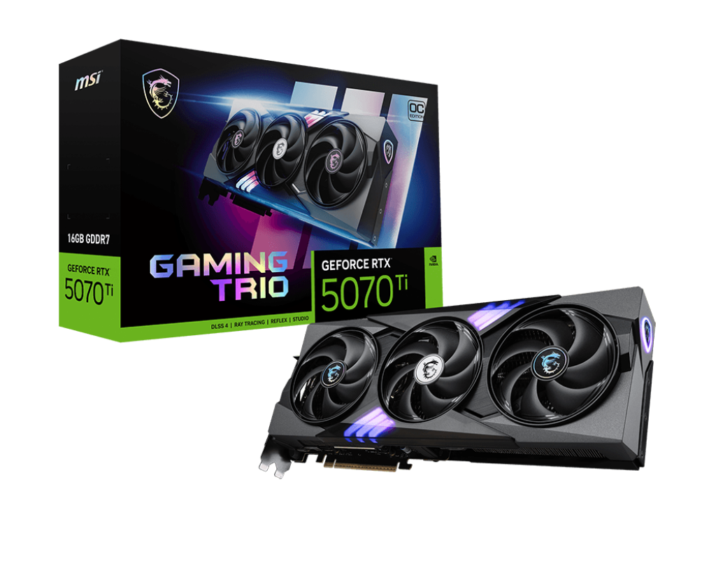 MSI GeForce RTX 5070 Ti 16G GAMING TRIO OC PLUS | Tarjeta Gráfica - MSI e-Shop | Tienda Oficial MSI España