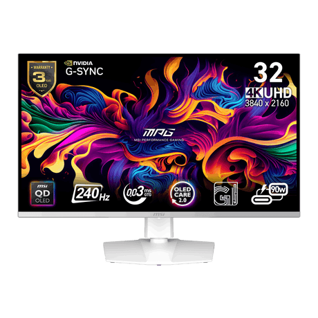 Monitor gaming 4K de MSI MPG 321URXW QD-OLED de 32 pulgadas