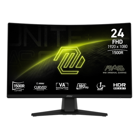 Monitor gaming curvo de MSI MAG 242C FHD