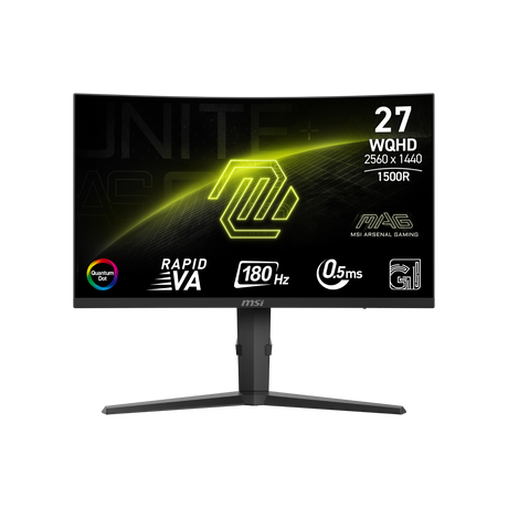 Monitor gaming curvo MAG 275CQRF QD E2 de 27 pulgadas WQHD