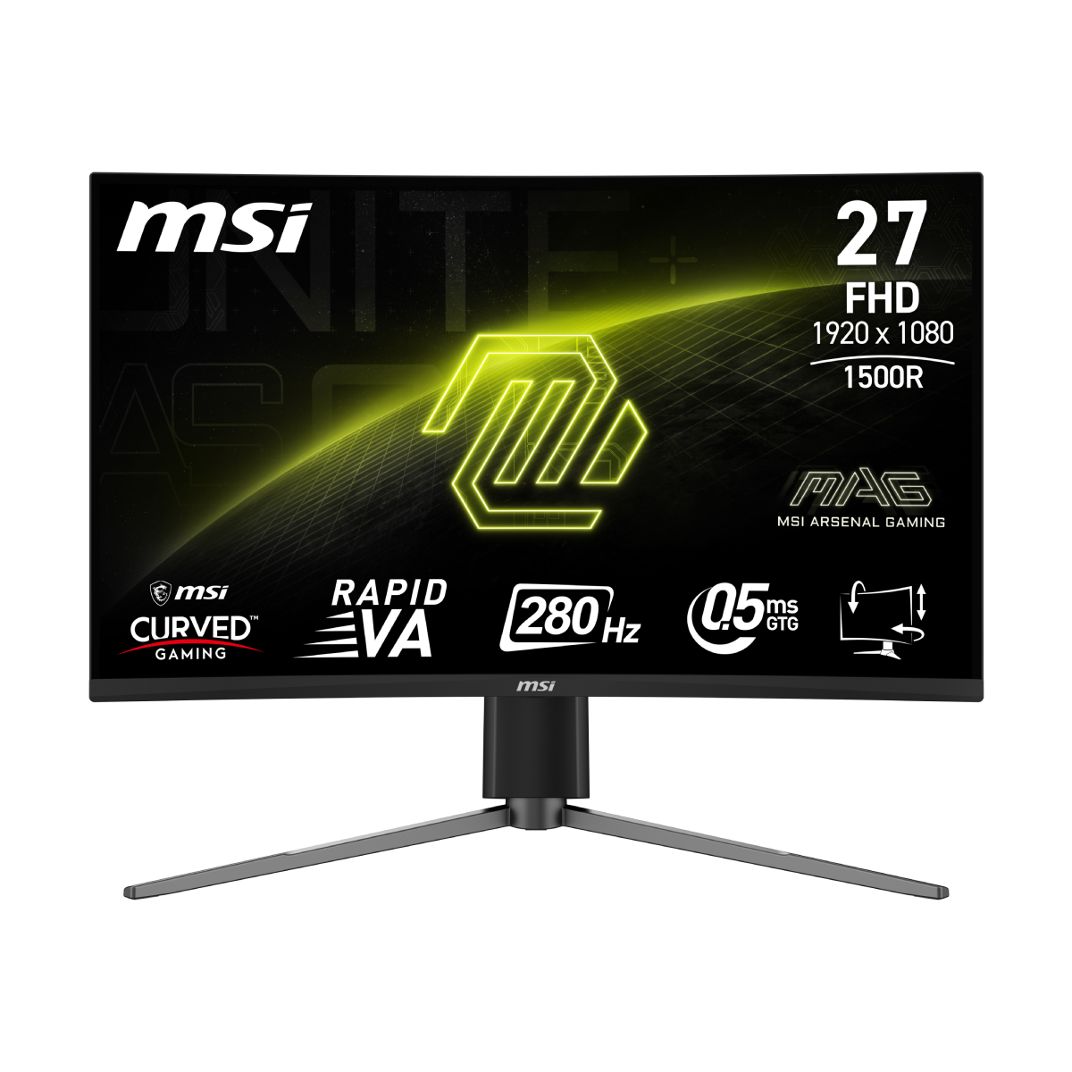 monitor gaming msi mag 276cpxf de 27 FHD
