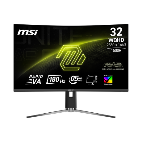 Monitor gaming curvo MSI MAG 32CQ6PF de 32 pulgadas WQHD