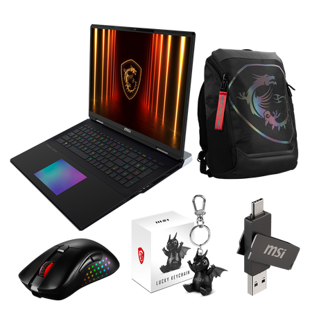 Pack portatil gaming MSI Titan 18 HX AI A2XWJG-249ES con RTX 5090
