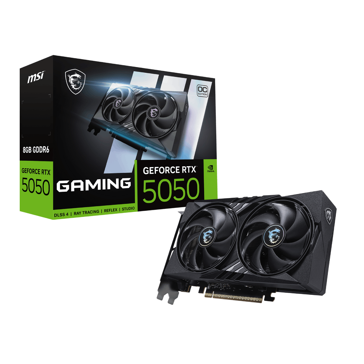Tarjeta grafica de MSI NVIDIA GeForce RTX 5050 GAMING OC Zoom