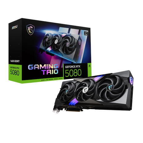 Tarjeta grafica MSI NVIDIA GeForce RTX 5080 Gaming Trio