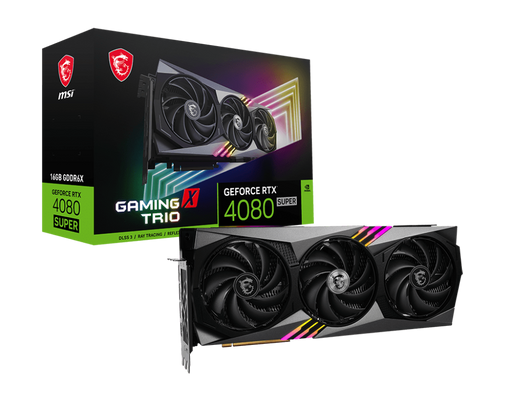 MSI GeForce RTX 4080 SUPER 16G GAMING X TRIO | Tarjeta Gráfica