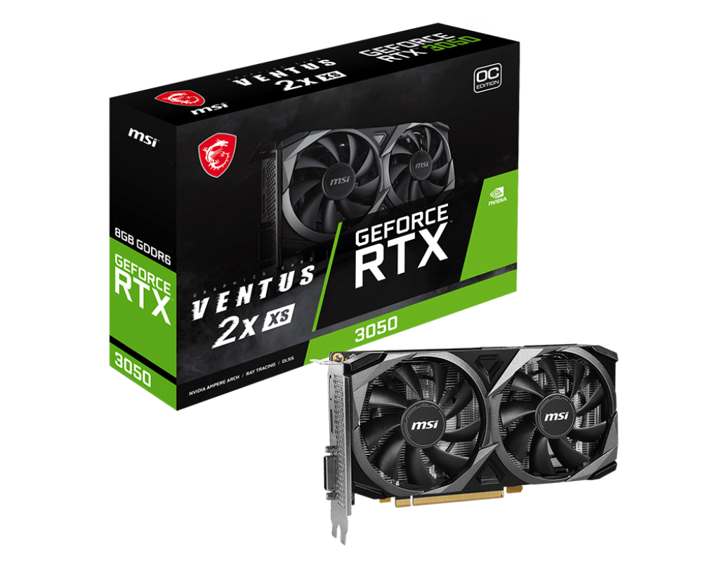 MSI GeForce RTX 3050 VENTUS 2X XS 8G OC