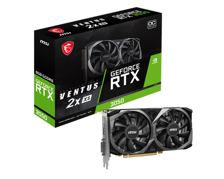 MSI GeForce RTX 3050 VENTUS 2X XS 8G OC