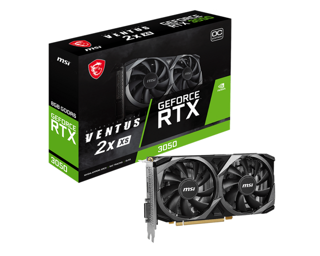 MSI GeForce RTX 3050 VENTUS 2X XS 8G OC