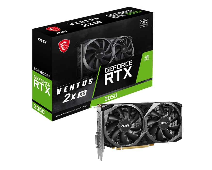 MSI GeForce RTX 3050 VENTUS 2X XS 8G OC