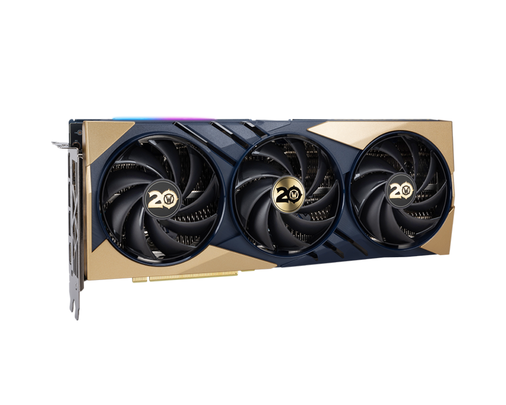 msi geforce rtx 4070 super 12g gaming slim world of warcraft edition