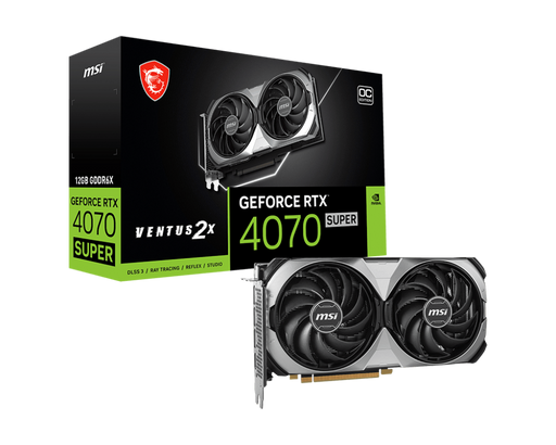 msi geforce rtx 4070 super 12g ventus 2x oc tarjeta grafica 