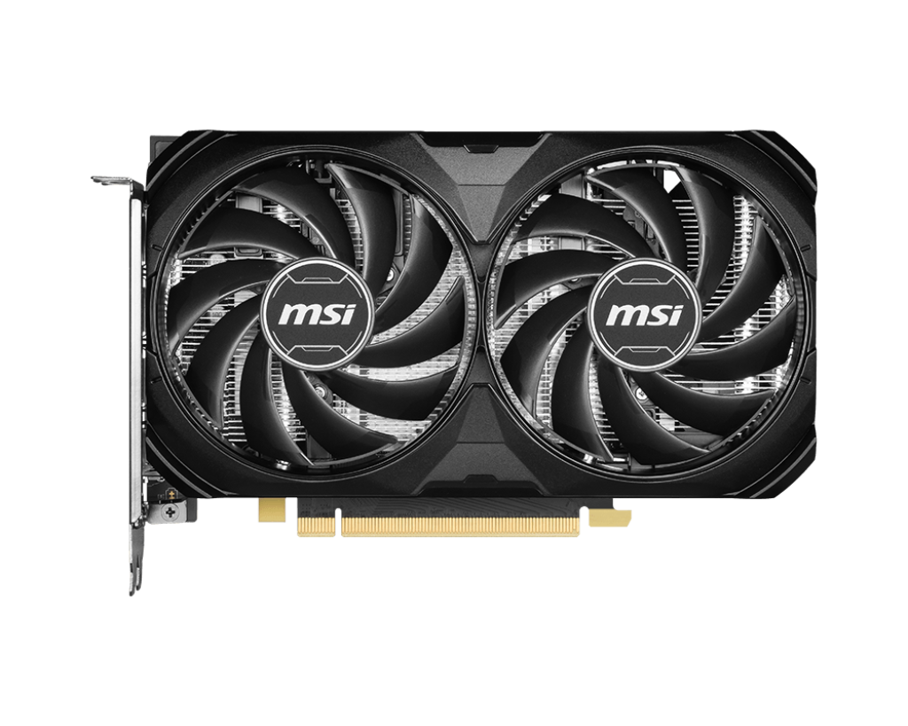 MSI GeForce RTX 4060 Ti 8G VENTUS 2X BLACK E1 OC | Tarjeta Gráfica