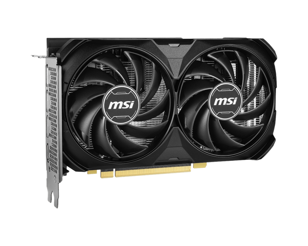 MSI GeForce RTX 4060 Ti 8G VENTUS 2X BLACK E1 OC | Tarjeta Gráfica