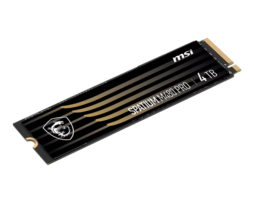 MSI Spatium M480 PRO PCIe 4.0 NVMe M.2 4TB | SSD