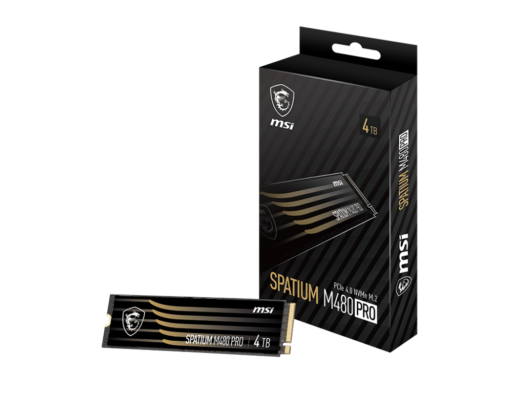 MSI Spatium M480 PRO PCIe 4.0 NVMe M.2 4TB | SSD - MSI e-Shop |  Tienda Oficial MSI España