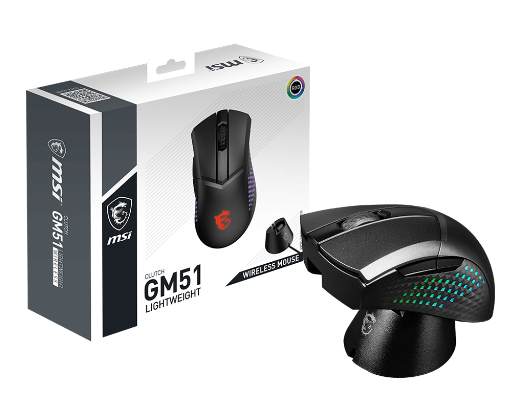 msi clutch gm51 lightweight wireless