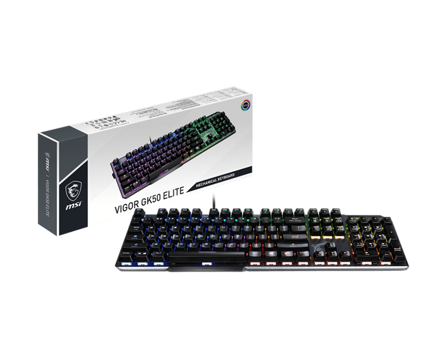 MSI Vigor GK50 Elite Box White Español | Teclado Gaming