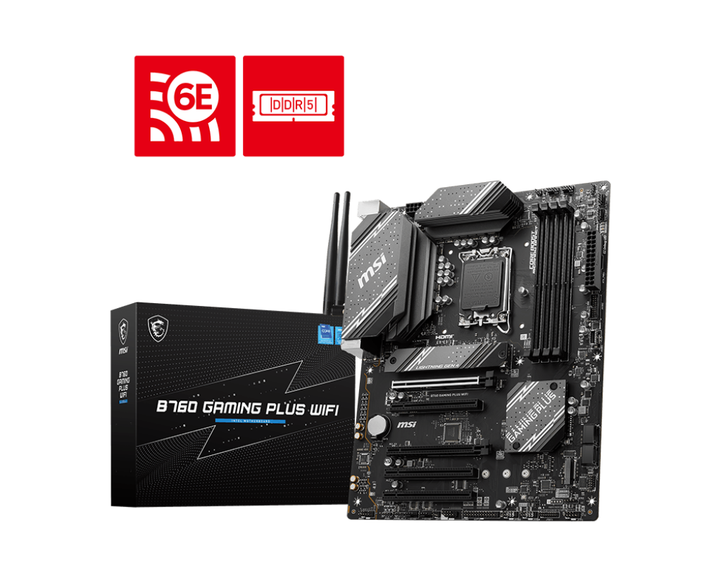 MSI B760 GAMING PLUS WIFI frontal