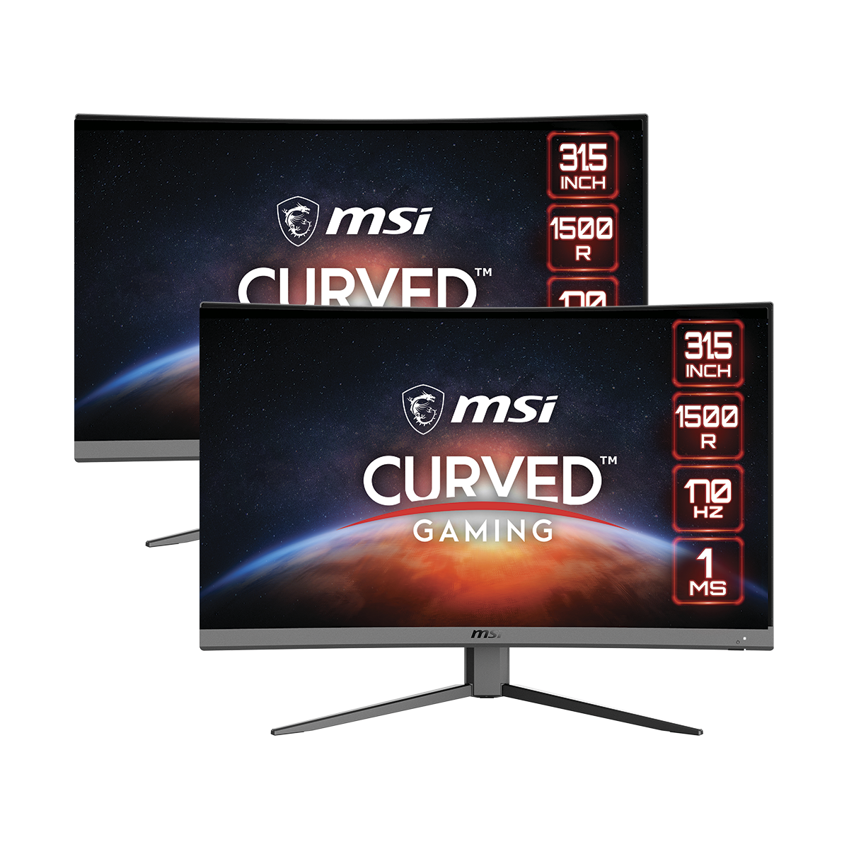 Pack 2 Monitores Gaming MSI G32CQ4 E2