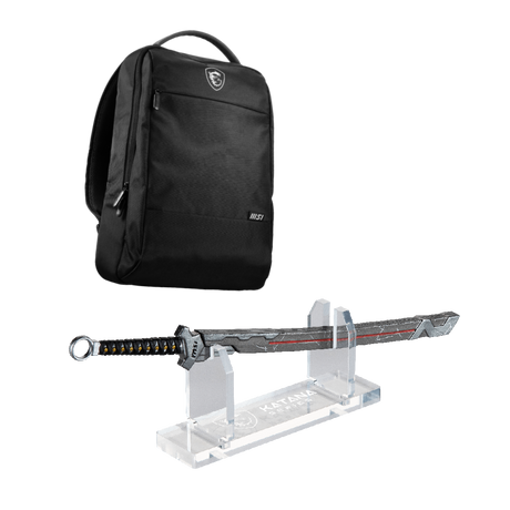 Pack Mochila MSI Essential + Katana MSI Kit Model - MSI e-Shop | Tienda Oficial MSI España