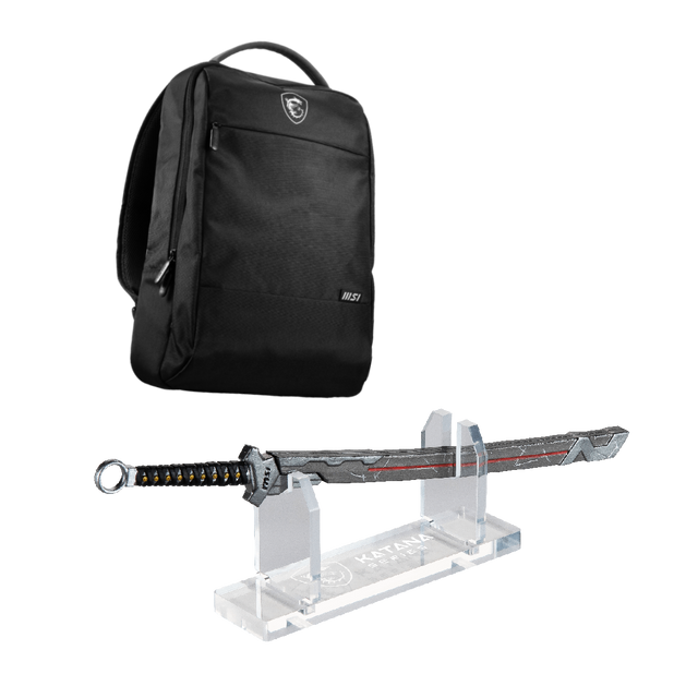 Pack Mochila MSI Essential + Katana MSI Kit Model - MSI e-Shop | Tienda Oficial MSI España