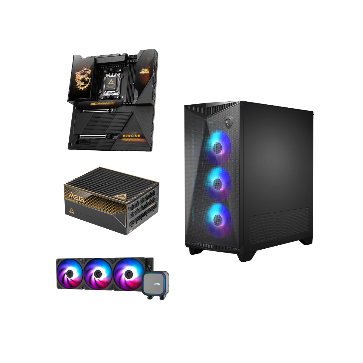 Pack de Placa Base + Fuentes de Alimentación +  Refrigeración Líquida + Caja - MSI e-Shop | Tienda Oficial MSI España Zoom