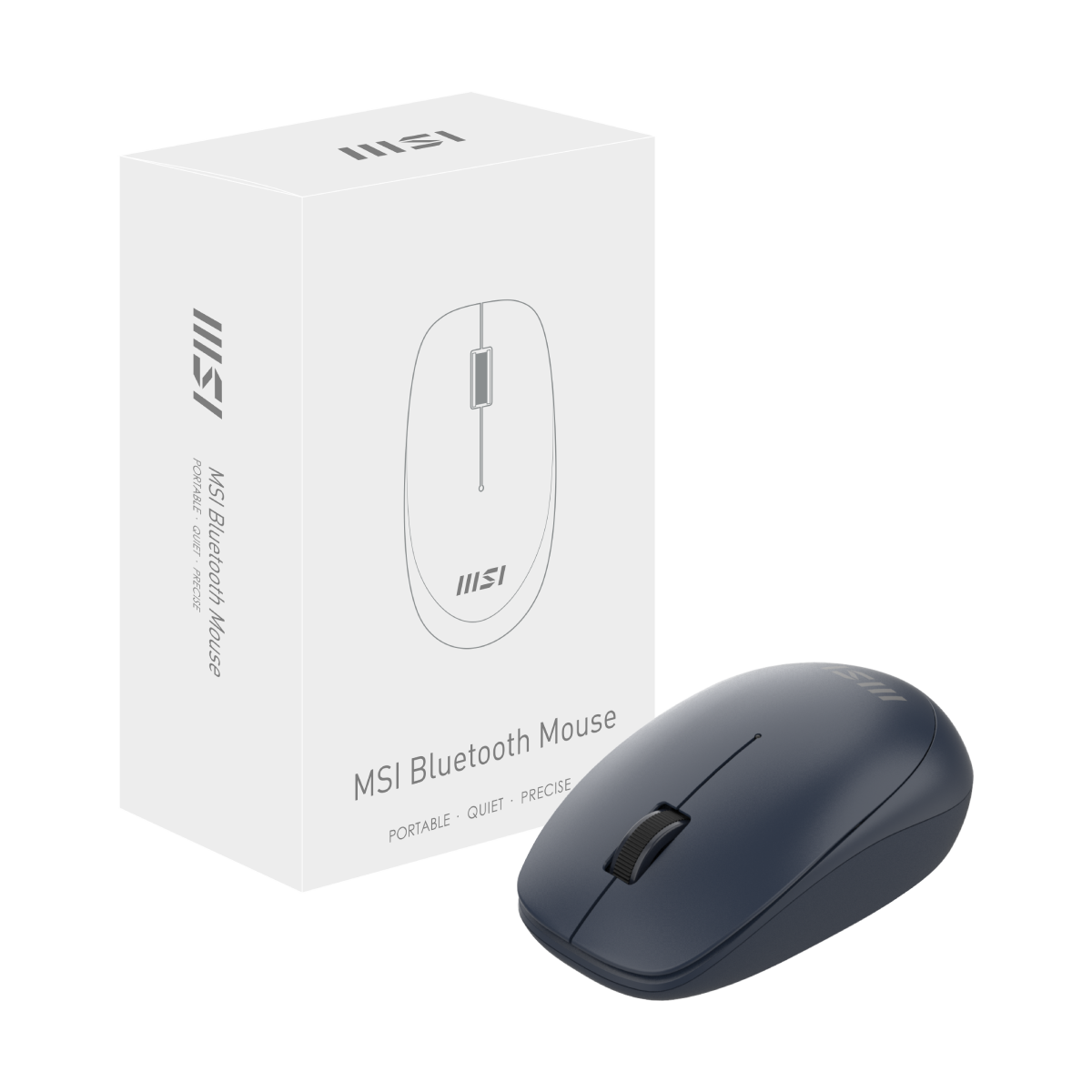 Ratón Bluetooth MSI M98 en caja, diseño compacto y ergonómico para uso cómodo y inalámbrico en oficina o gaming. Zoom