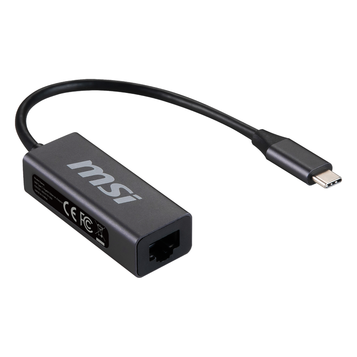 MSI Adaptador USB tipo C a Gigabit Ethernet