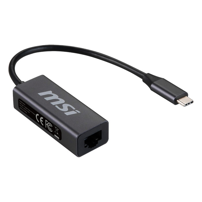 MSI Adaptador USB tipo C a Gigabit Ethernet