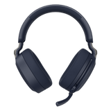 Auriculares inalámbricos MSI Maestro 500 Wireless en color navy, diseñados para gaming con cómodo ajuste y sonido envolvente.