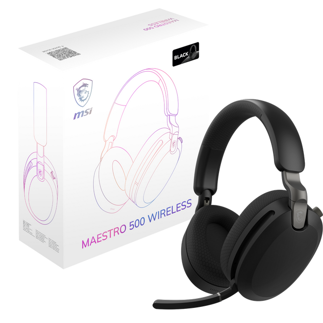 Auriculares inalambricos de MSI Maestro 500 W Black