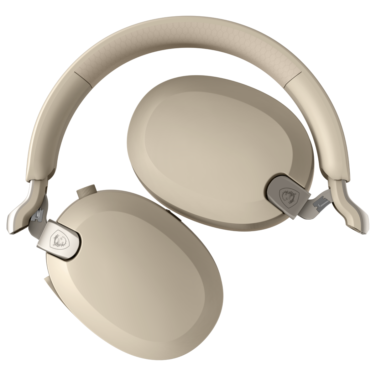 Auriculares inalámbricos MSI Maestro 500 Wireless Ivory, diseño gaming en color marfil