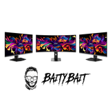 Bundle del setup de monitores de MSI y BaityBait