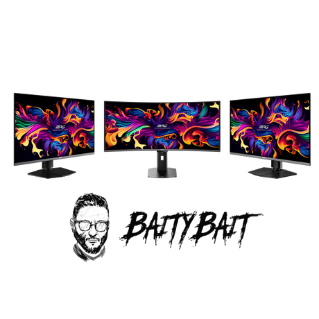 Bundle del setup de monitores de MSI y BaityBait