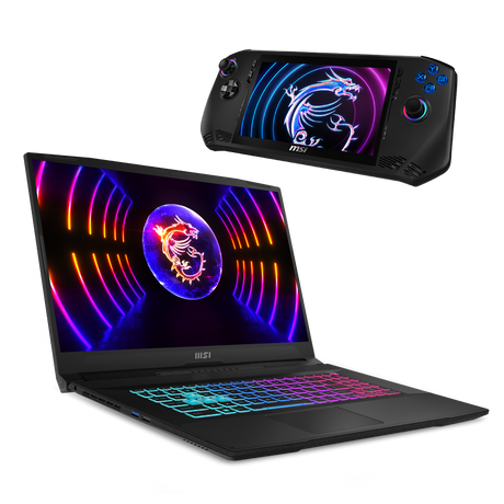 Bundle MSI portatil gaming Katana 17 B13VFK-087ES y Claw A1M-085ES