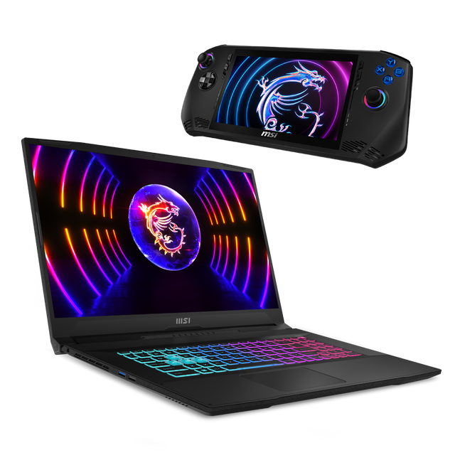 Bundle MSI portatil gaming Katana 17 B13VFK-087ES y Claw A1M-085ES