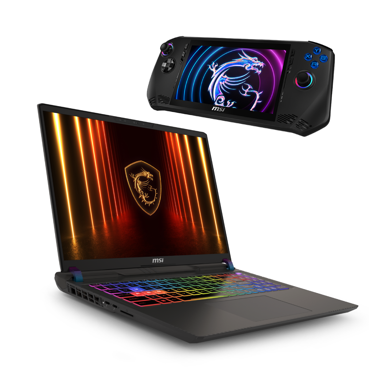 Bundle MSI portatil gaming Vector 16 HX AI A2XWHG-098XES y Claw A1M-085ES