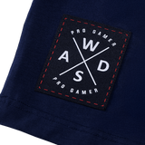 Camiseta MSI Cooling Gamer Series azul navy, prenda de ropa para gamers con diseño moderno y logotipo de MSI en la parte frontal.