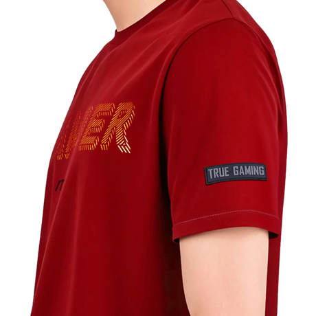 Camiseta MSI Cooling Gamer Series Roja de apparel, con logotipo y diseño moderno en el frente, para gamers y fans de MSI.