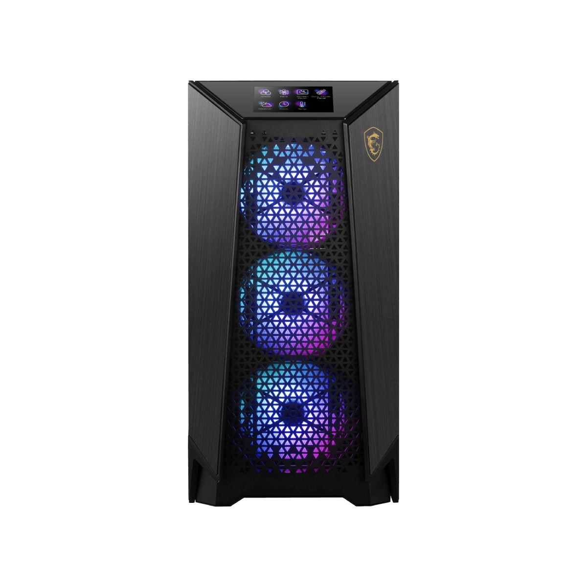 Chasis para PC MSI MEG PROSPECT 700R de torre, con diseño moderno y ventilación eficiente, para ensamblaje de computadora.
