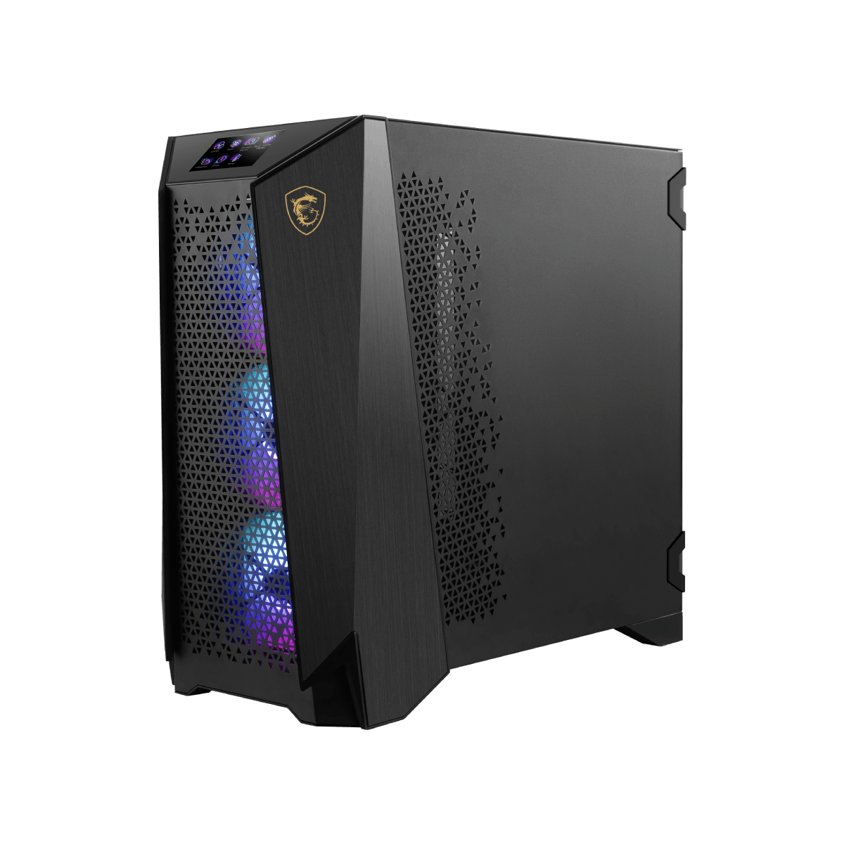 Chasis para PC MSI MEG PROSPECT 700R con diseño robusto y ventilación avanzada, ideal para ensamblaje de torre gaming.