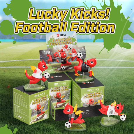 Colección de figuras de MSI Lucky Kicks! Edición Fútbol