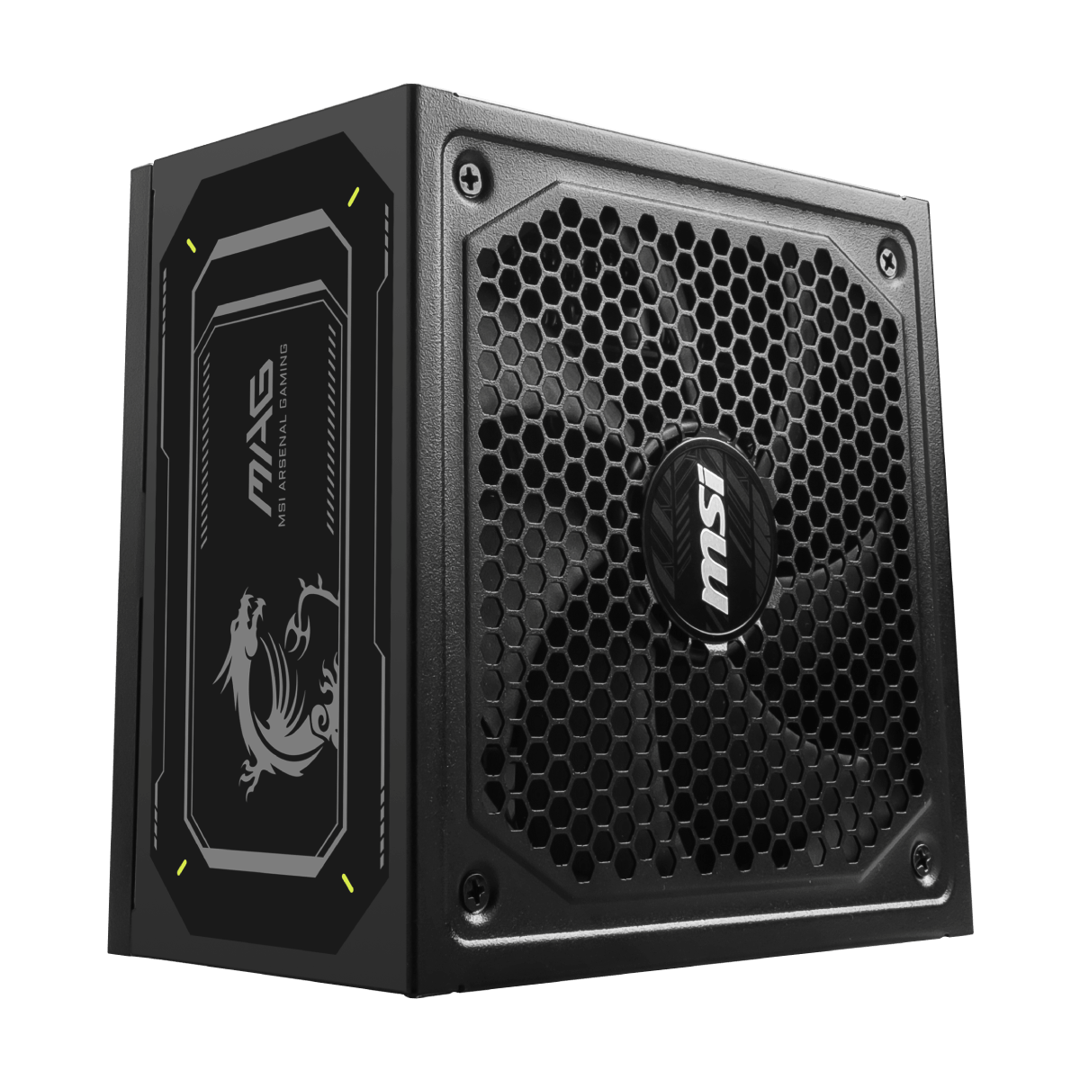 Fuente de alimentacion de MSI MAG A1000GL PCIE5 II con certificacion 80 PLUS Gold