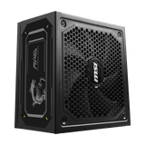 Fuente de alimentacion de MSI MAG A1000GL PCIE5 II con certificacion 80 PLUS Gold