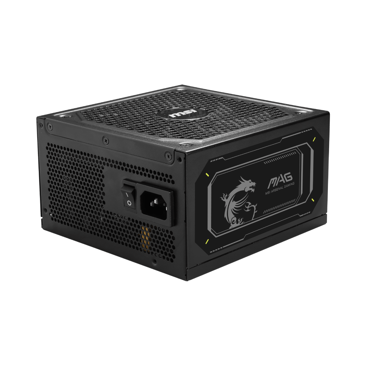 Fuente de alimentacion de MSI MAG A1000GL PCIE5 II con certificacion 80 PLUS Gold