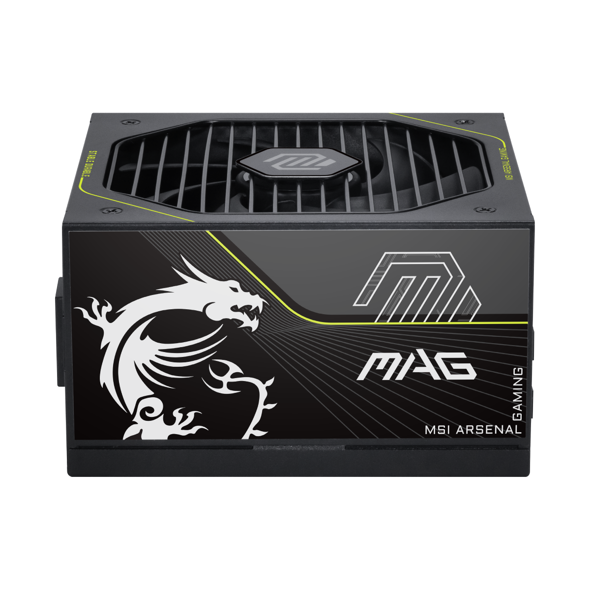 Fuente de alimentación MSI MAG A1200PLS PCIE5 de alta eficiencia 80 PLUS Platinum, para PCs de alto rendimiento.