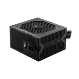 Fuente de alimentación MSI MAG A750BN PCIe5 80 Plus Bronze, PSU para PC, con conectores y diseño compacto.