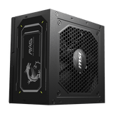 Fuente de alimentacion de MSI MAG A850GL PCIE5 II con certificacion 80 Plus Gold