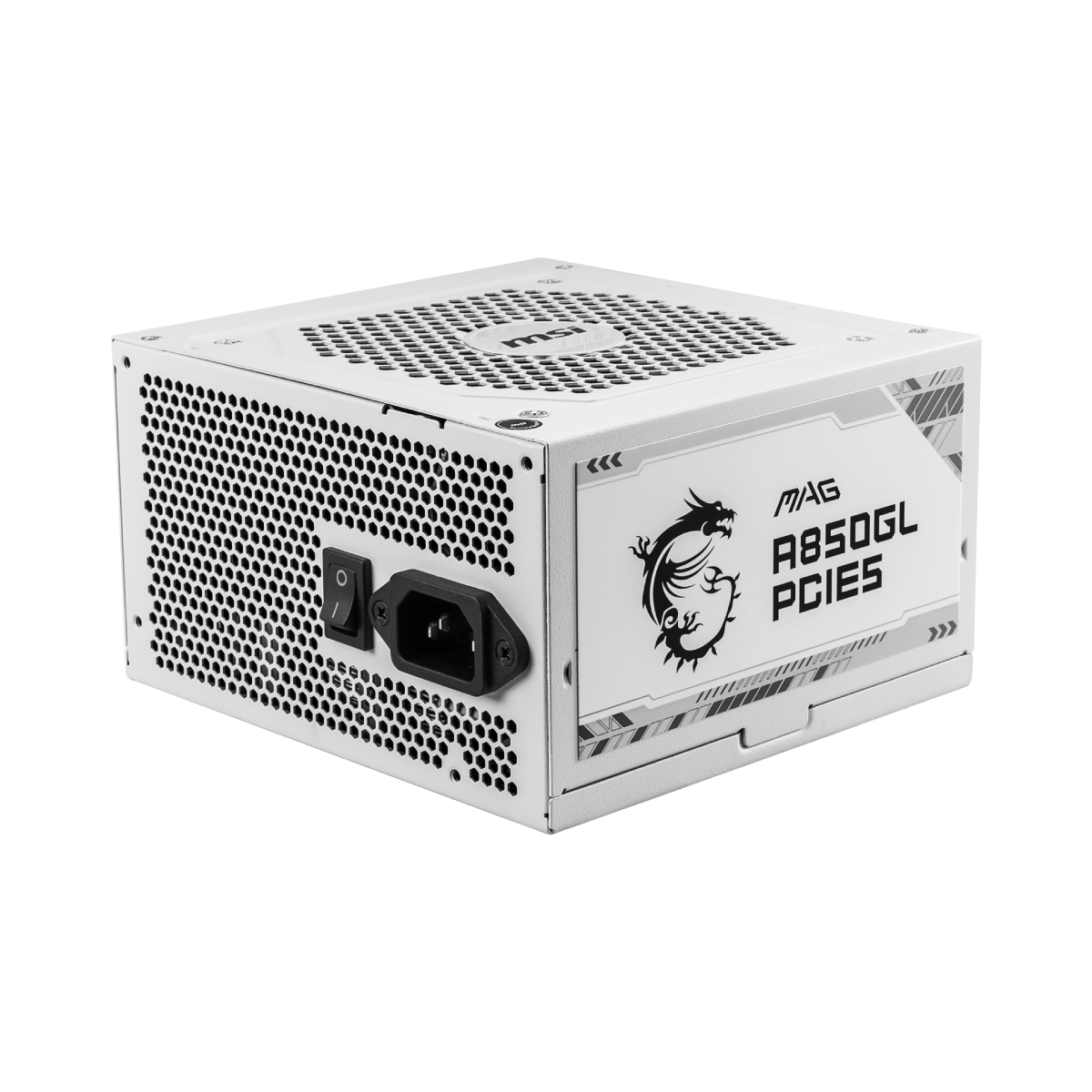 MSI MAG A850GL PCIE5 WHITE 80 Plus Gold | Fuente de Alimentación